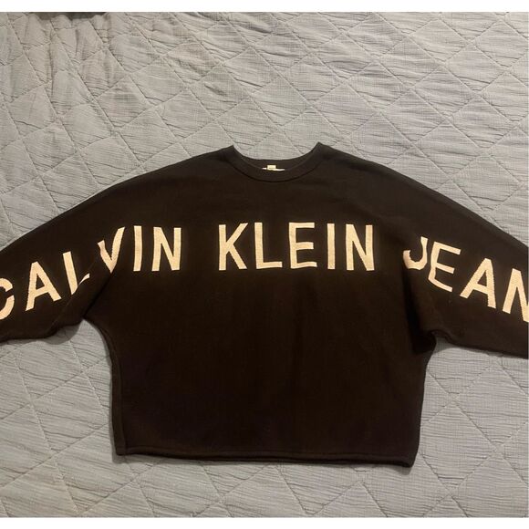 Calvin Klein Jeans Sweaters - Calvin Klein Jeans Logo Spellout Sweater S